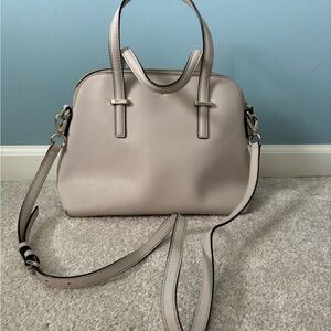 Kate Spade Cream Satchel with Elegant Structure